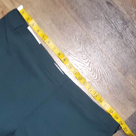 Calvin Klein Dark Green Trousers Highline Ankle Length Tapered Leg - Picture 8 of 11